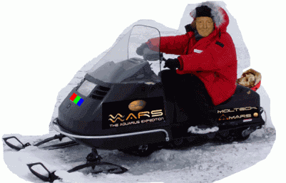 Indiana & Optica: Expedition members south pole Mars